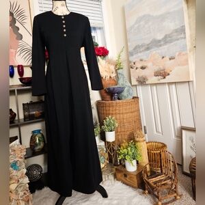Vintage Expo Wide Leg Romper Jumpsuit Overall.